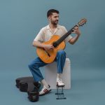 Portrait of guitarist Yuval Te'eni